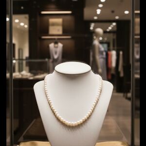 Akoya Japanese pearls vintage beautiful luster 10k